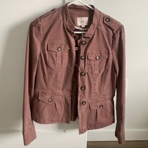 Loft Brown Military Jacket